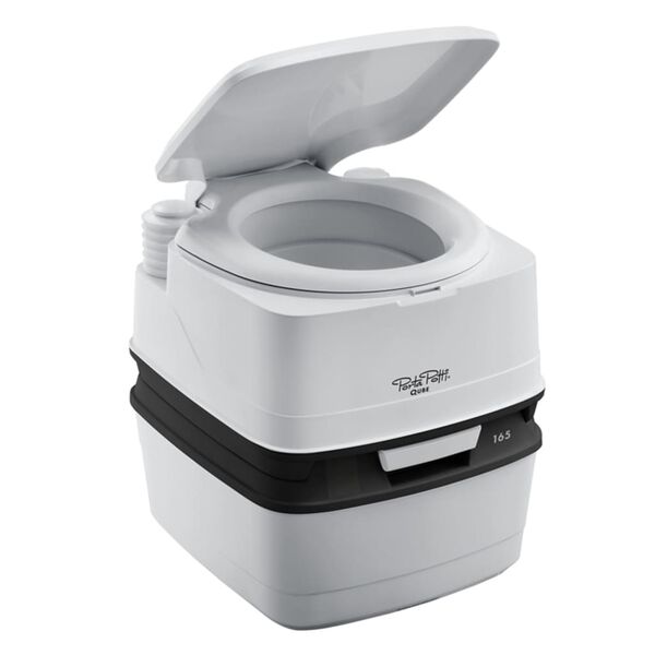 Thetford Toilette Portatile Qube 165 21 L + 15 L Bianca e Nera