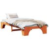 vidaXL Struttura del letto Marrone cerato 90 x 190 cm Pino massello