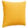 vidaXL Cuscini da Divano 2 pcs Giallo Chiaro 45 x 45 cm