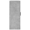 vidaXL Mobile a Parete Grigio Cemento 69,5x34x90 cm