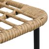 vidaXL Sedie da Giardino 2 pz in Polyrattan Rovere
