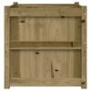 vidaXL Fioriera da Giardino 60x60x60 cm in Legno di Pino Impregnato