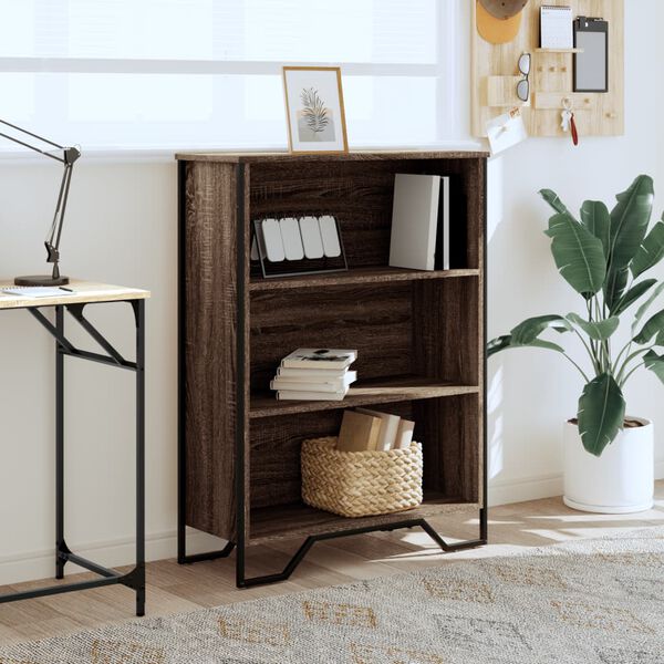 vidaXL Libreria Rovere Marrone 80x31x106 cm in Legno Multistrato