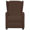 vidaXL Poltrona Wing Back Elettrica Massaggiante Marrone in Similpelle