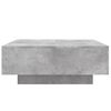 vidaXL Tavolino Salotto Grigio Cemento 80x80x31 cm Legno Multistrato