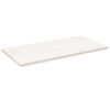 vidaXL Piano Tavolo Bianco 110x60x2,5 Legno Massello Pino Rettangolare