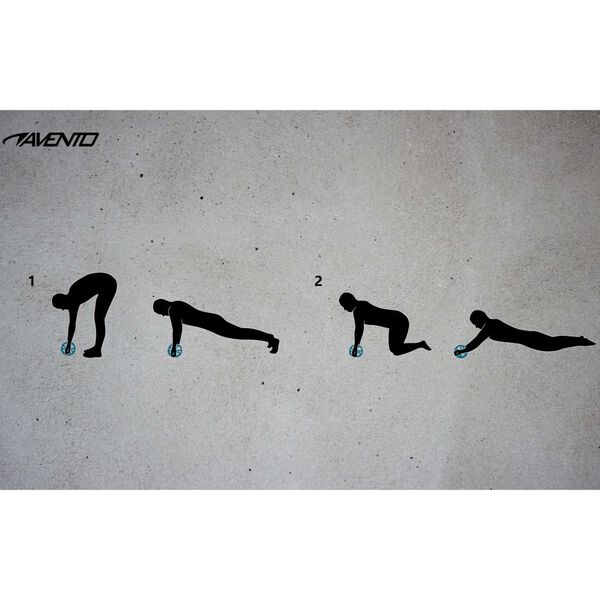 Avento Rullo Ab Power Nero e Blu