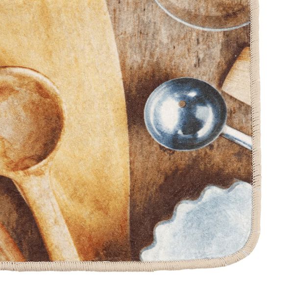 vidaXL Tappeto da Cucina Multicolore 60x180 cm Lavabile