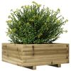 vidaXL Fioriera da Giardino 60x60x26,5 cm in Legno di Pino Impregnato