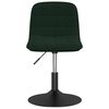 vidaXL Sedie da Pranzo Girevoli 2 pz Verde Scuro in Velluto