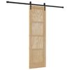 vidaXL Porta scorrevole ORKDAL Naturale 61 x 198,5 cm