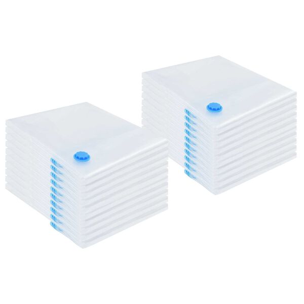 vidaXL Sacchetti sottovuoto per indumenti 20 pcs 130 x 100 cm