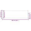 vidaXL Tenda Laterale Retrattile per Patio 140x500 cm Rossa