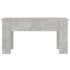 vidaXL Tavolino Salotto Grigio Cemento 101x49x52 cm Legno Multistrato
