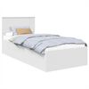 vidaXL Struttura del letto Bianco 100 x 200 cm Legno ingegnerizzato