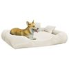 vidaXL Cuccia per Cani con Cuscini Beige 89x75x19 cm in Tessuto Oxford