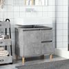 vidaXL Mobile Lavabo da Bagno Grigio Rovere 65x33x60 cm in Truciolato
