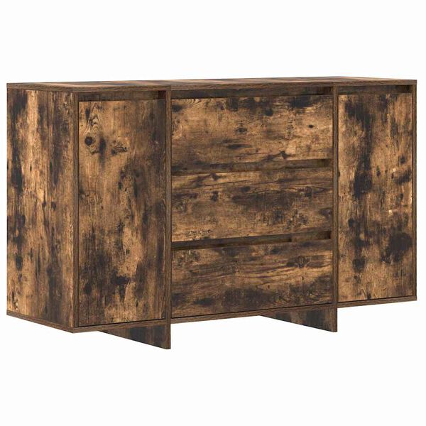 vidaXL Credenza Rovere fumé 120 x 41 x 75 cm Legno multistrato