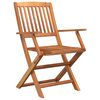 vidaXL Set da Pranzo per Giardino 5 pz in Legno Massello di Acacia