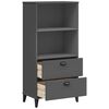 vidaXL Libreria VIKEN Grigio Antracite 60x35x123 cm Legno Multistrato