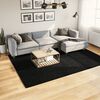 vidaXL Tappeto Shaggy PAMPLONA a Pelo Lungo Moderno Nero 200x280 cm