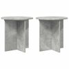 vidaXL Supporto per piante 2 pz Grigio Cemento 40 x 40 x 40 cm