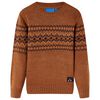 Maglione per Bambini Lavorato a Maglia Cognac 104