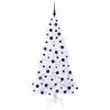 vidaXL Albero di Natale artificiale Bianco 180 cm PVC e Acciaio