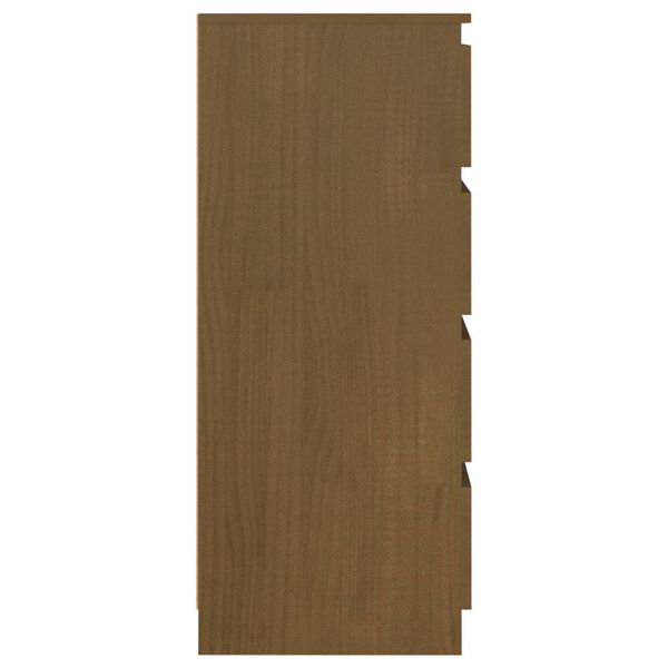 vidaXL Armadietto Marrone 60x36x84 cm in Legno Massello di Pino
