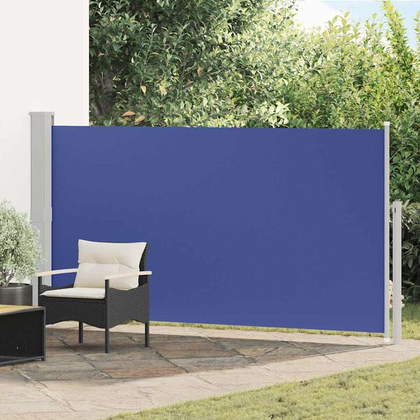 vidaXL Tendalino Laterale per Patio Terrazzo 160 x 300 cm Blu