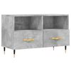 vidaXL Mobile per TV Grigio Cemento 80x36x50 cm Legno Multistrato