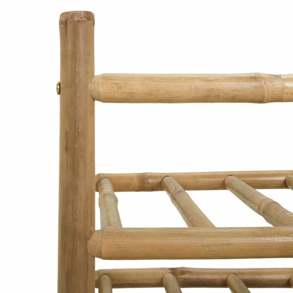 vidaXL Portabottiglie Naturale 57 x 29,5 x 36 cm Bamb&ugrave;