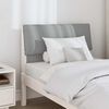vidaXL Testiera imbottita Grigio chiaro 80 cm Pino massello