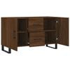 vidaXL Credenza Rovere Marrone 100x36x60 cm in Legno Multistrato