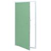 vidaXL Pannello di Accesso Verde e Argento 55 x 105 cm