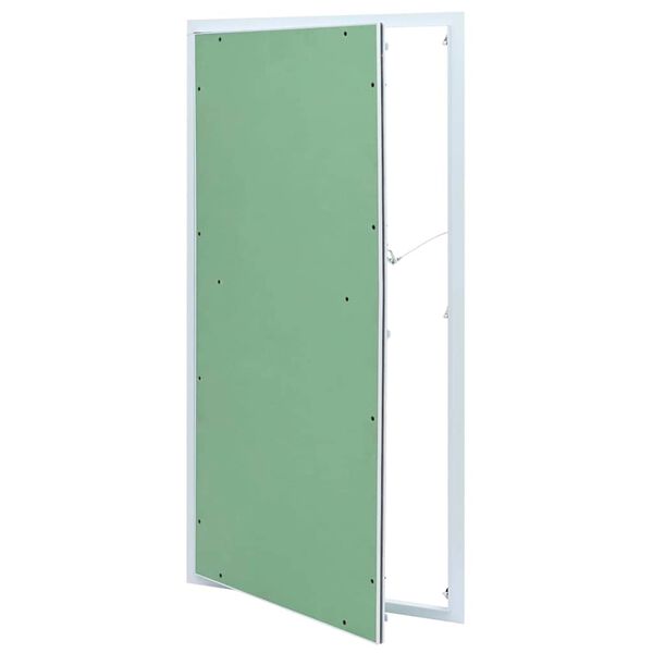vidaXL Pannello di Accesso Verde e Argento 55 x 105 cm