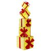 vidaXL Confezione regalo decorazione natalizia 5 pz 125 LED