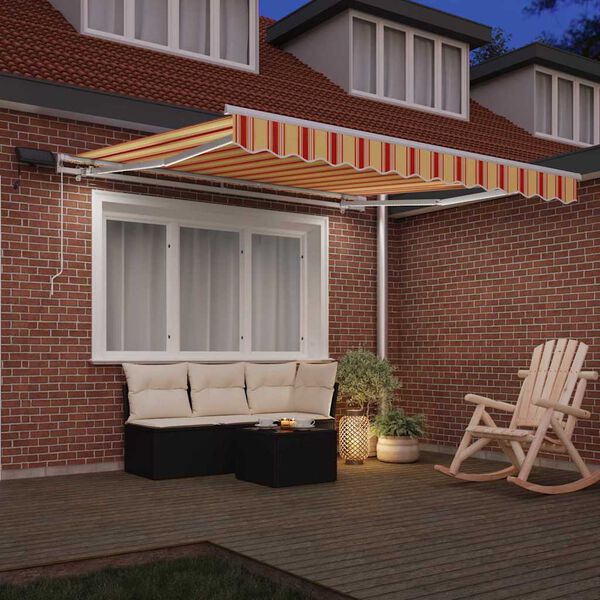 vidaXL Tenda Retrattile con 350 x 250 cm Tessuto