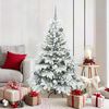 vidaXL Albero di Natale artificiale con 150 LED Bianco 150 cm PE e PVC