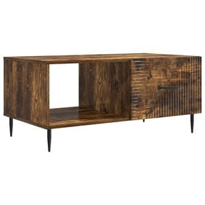 vidaXL Tavolino da salotto Rovere Fumo 90 x 50 x 40 cm