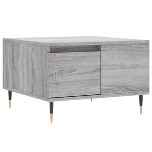 vidaXL Tavolino Salotto Grigio Sonoma 55x55x36,5 cm Legno Multistrato
