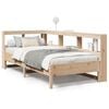 vidaXL Giroletto con Libreria senza Materasso 75x190 cm in Legno Pino