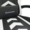 vidaXL Sedia da Gaming Girevole Nero e Bianco in Similpelle