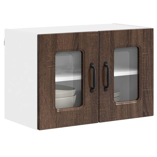 vidaXL Mobile da cucina Kalmar 2 pcs Rovere Marrone 60 x 31 x 40 cm
