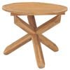 vidaXL Tavolo da Giardino &Oslash;109x74 cm in Legno Massello di Teak