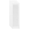 vidaXL Ante a Lamelle 4 pz Bianche 99x29,5 cm