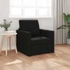 vidaXL Divano letto Nero 74 x 77 x 81 cm Tessuto
