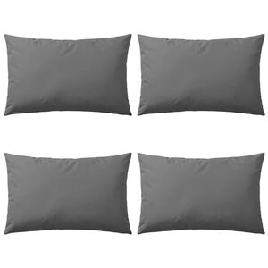 vidaXL Cuscini da Esterno 4 pz 60x40 cm Grigi