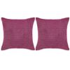 vidaXL Set di Cuscini 2 pz in Velour 60x60 cm Rosa