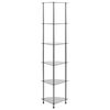 vidaXL Scaffale a 6 Livelli Trasparente 30x30x160 cm Vetro Temperato
